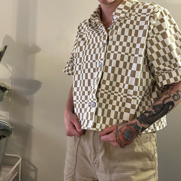 Twik Checkered Denim Jacket - Picture 3 of 4